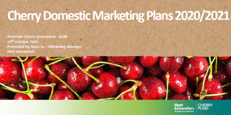 Cherry Domestic Marketing Plan pic