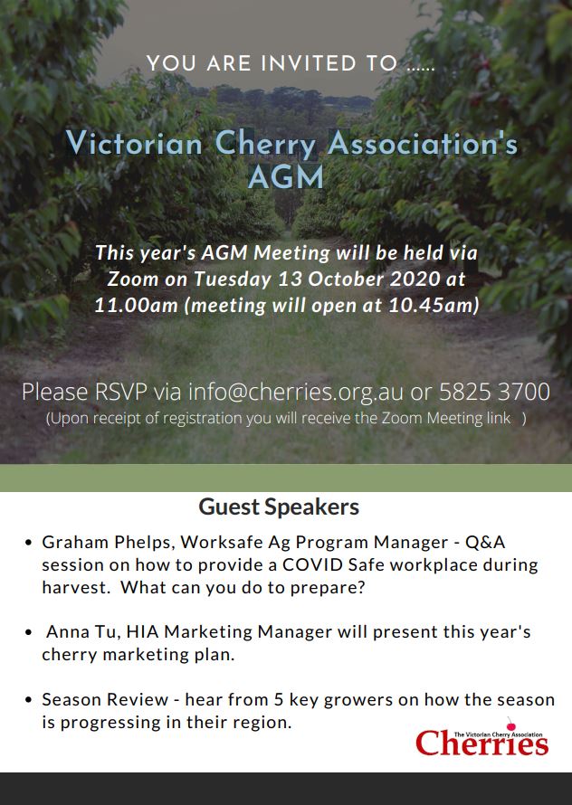 VCA AGM Invitation